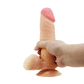 Pretty Love Sliding Skin Dildo 8.1" Realistic Veined Suction Cup Dong Flesh