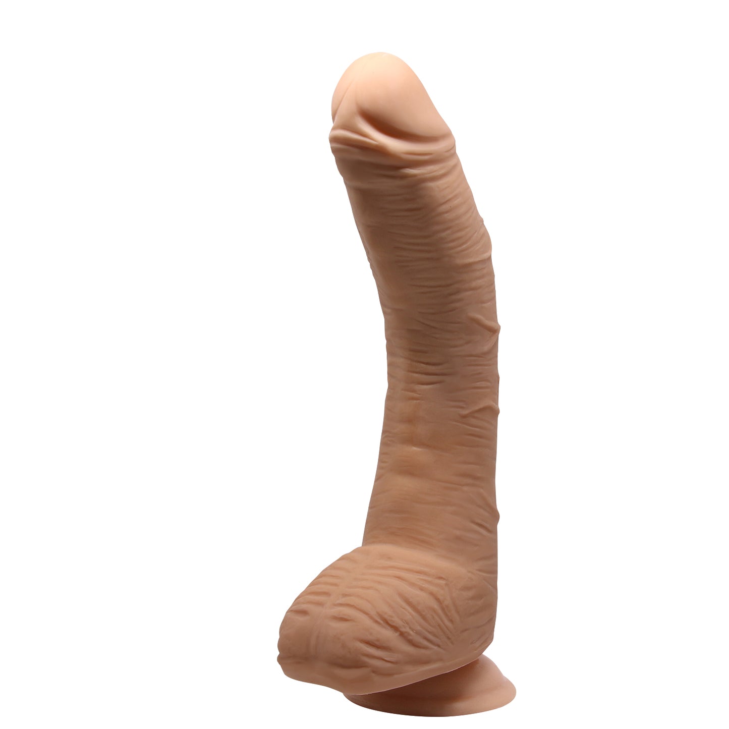 Baile Alex 11" Curved Realistic Dildo 28cm Dong Suction Cup Flesh