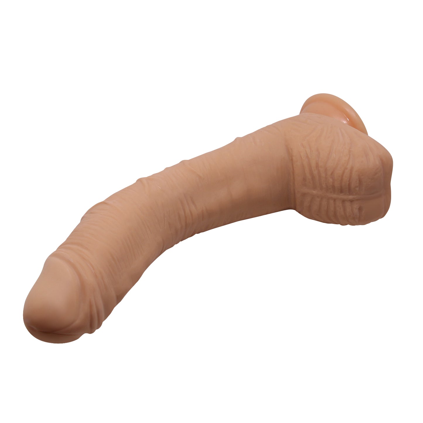 Baile Alex 11" Curved Realistic Dildo 28cm Dong Suction Cup Flesh