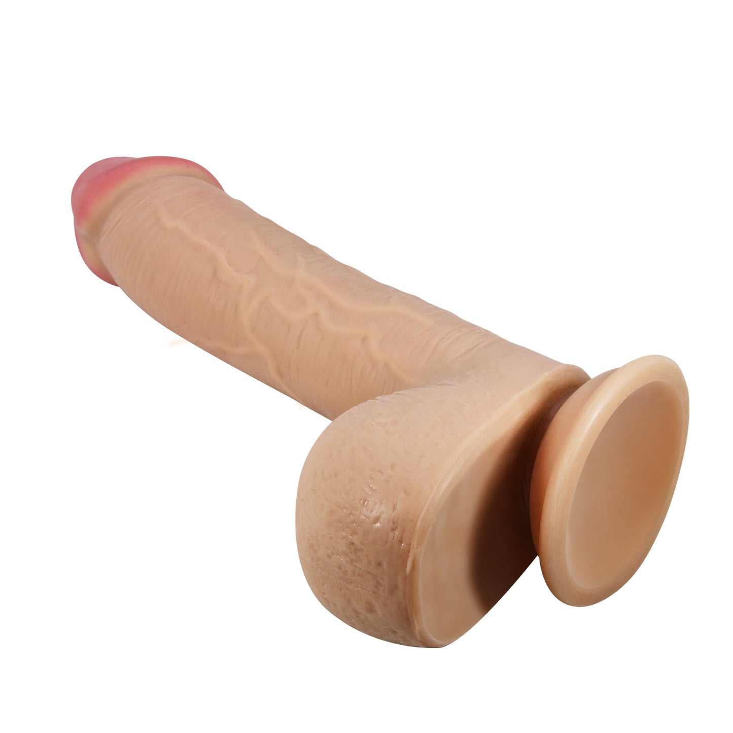 Pretty Love Sliding Skin 9.2" Realistic Dildo Suction Cup Dong Sex Toy