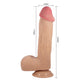 Pretty Love Sliding Skin 9.2" Realistic Dildo Suction Cup Dong Sex Toy