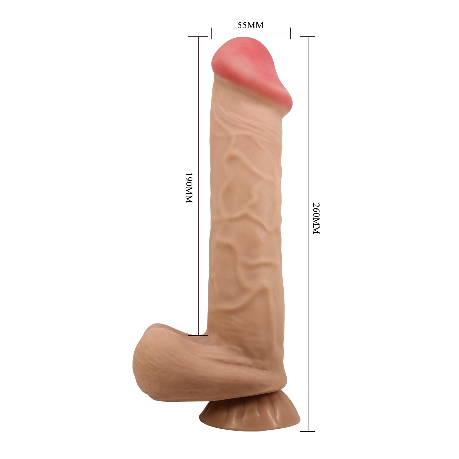 Pretty Love Sliding Skin 10.2" Dildo