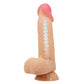 Pretty Love Sliding Skin 8.1" Realistic Dildo Suction Cup Dong Sex Toy