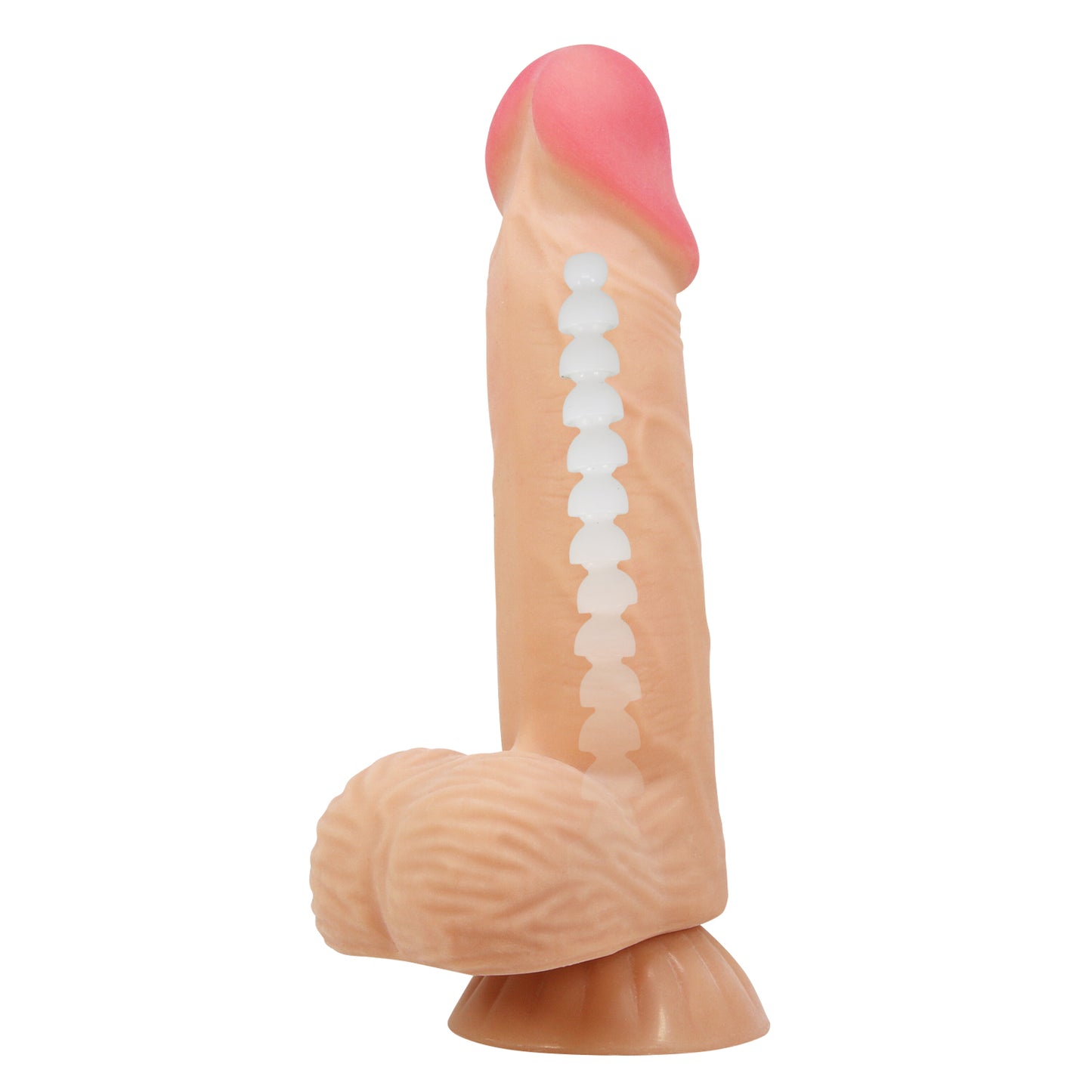 Pretty Love Sliding Skin 8.1" Realistic Dildo Suction Cup Dong Sex Toy
