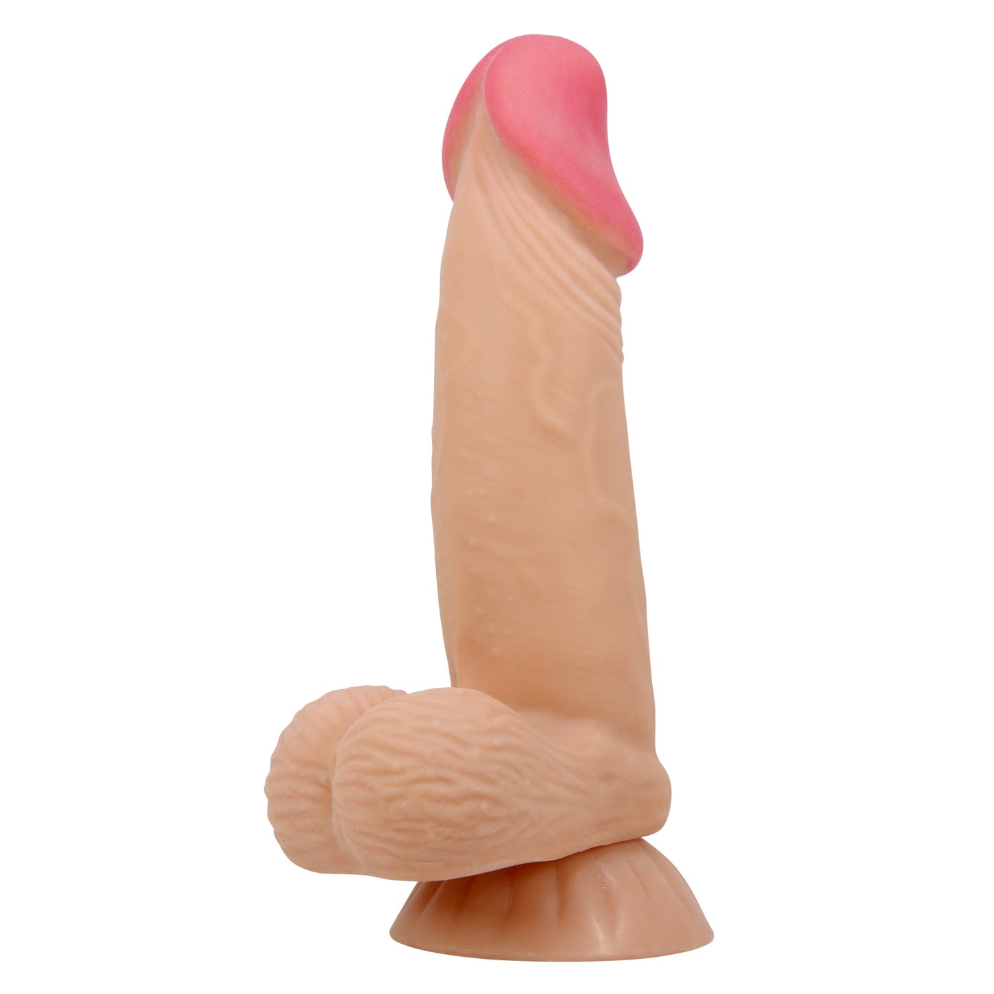 Pretty Love Sliding Skin 7.6" Realistic Dildo Suction Cup Dong Sex Toy