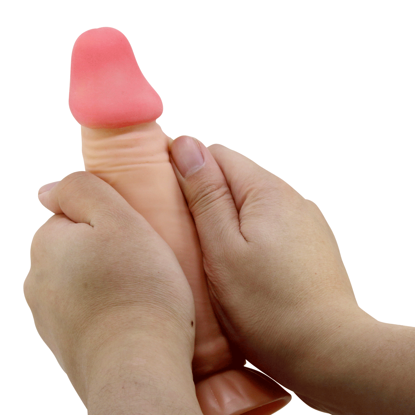 Pretty Love Sliding Skin 7.6" Realistic Dildo Suction Cup Dong Sex Toy