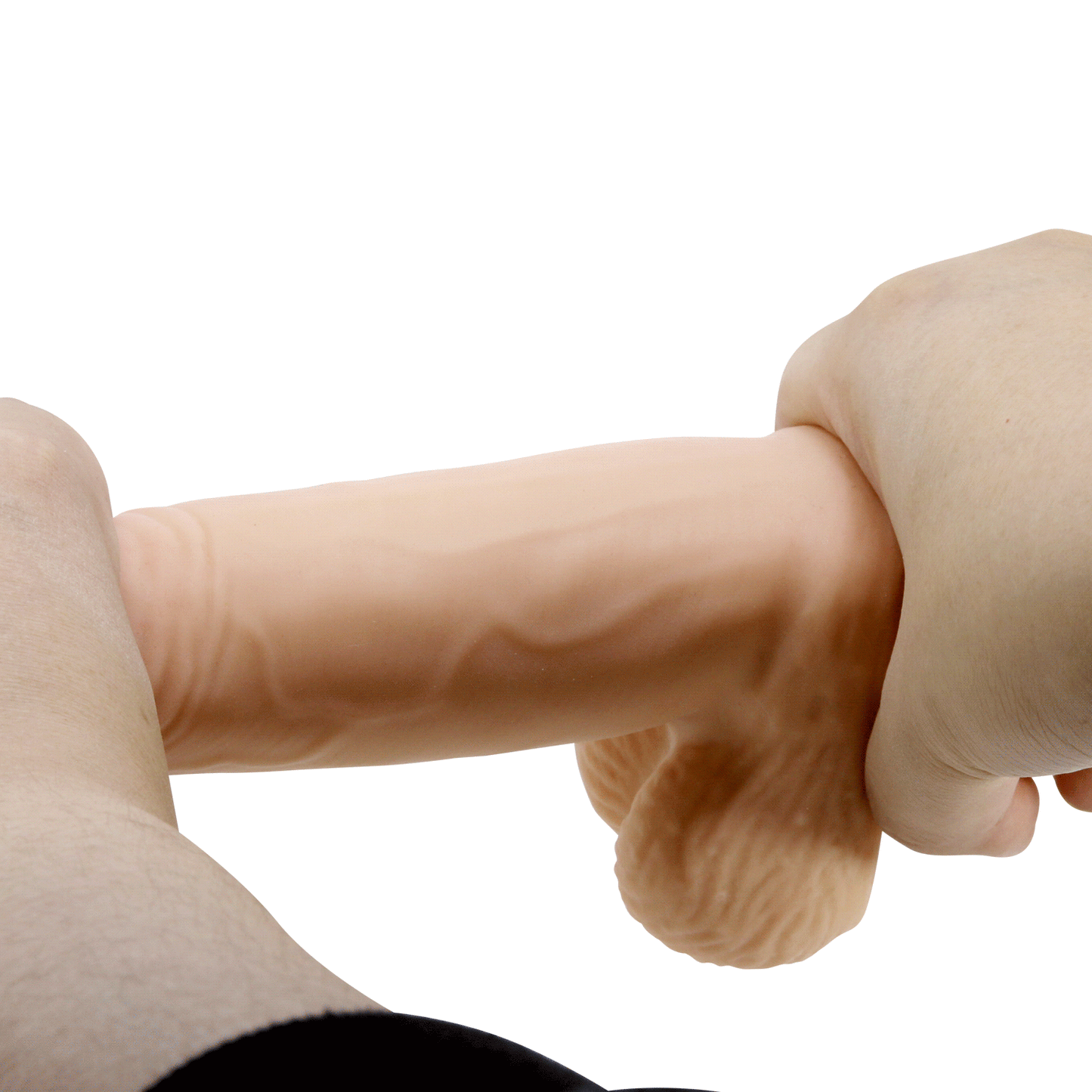 Pretty Love Sliding Skin 7.6" Realistic Dildo Suction Cup Dong Sex Toy