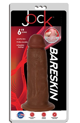 JOCK 6" Bareskin Dong no balls Latte