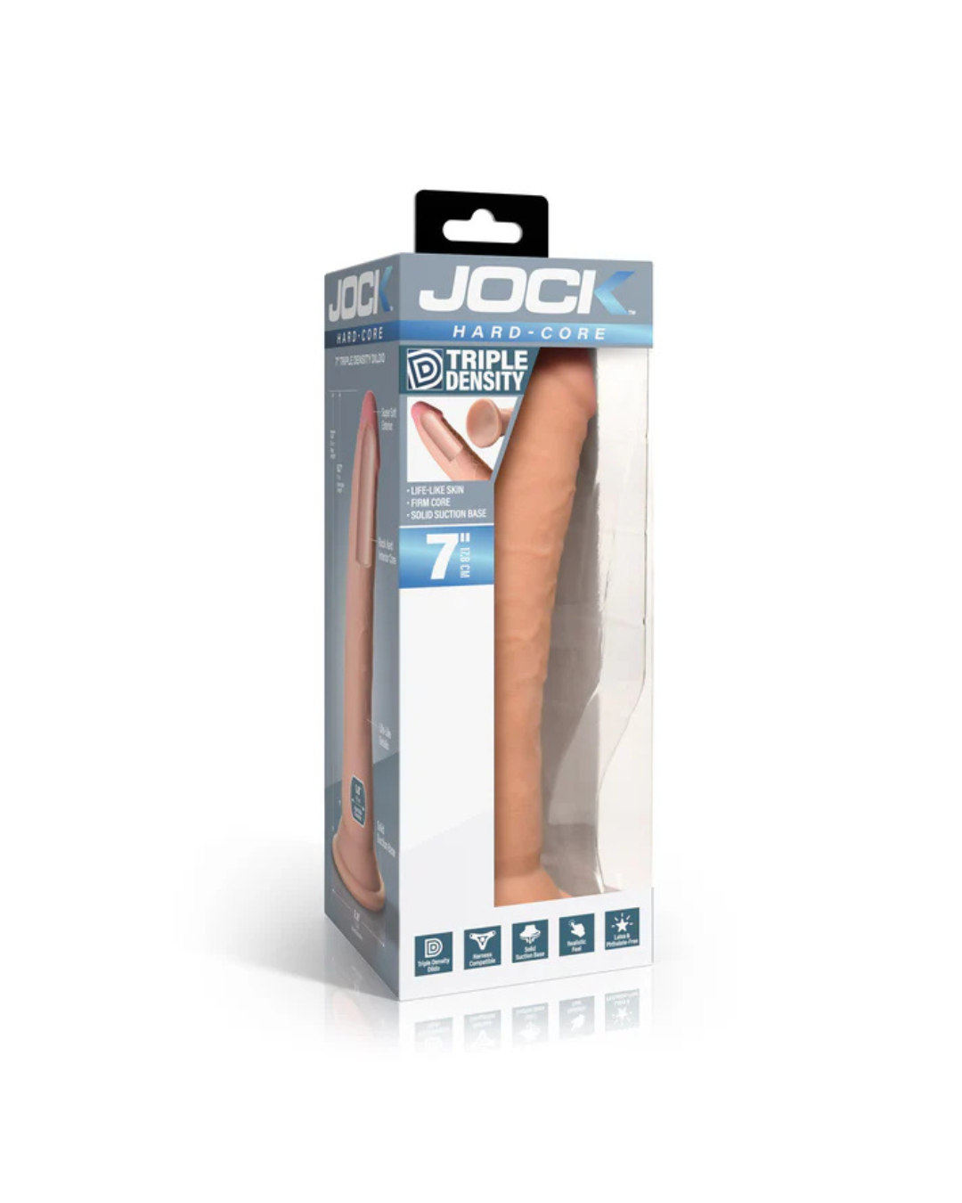 JOCK Hard-Core 7" Triple Density Dildo