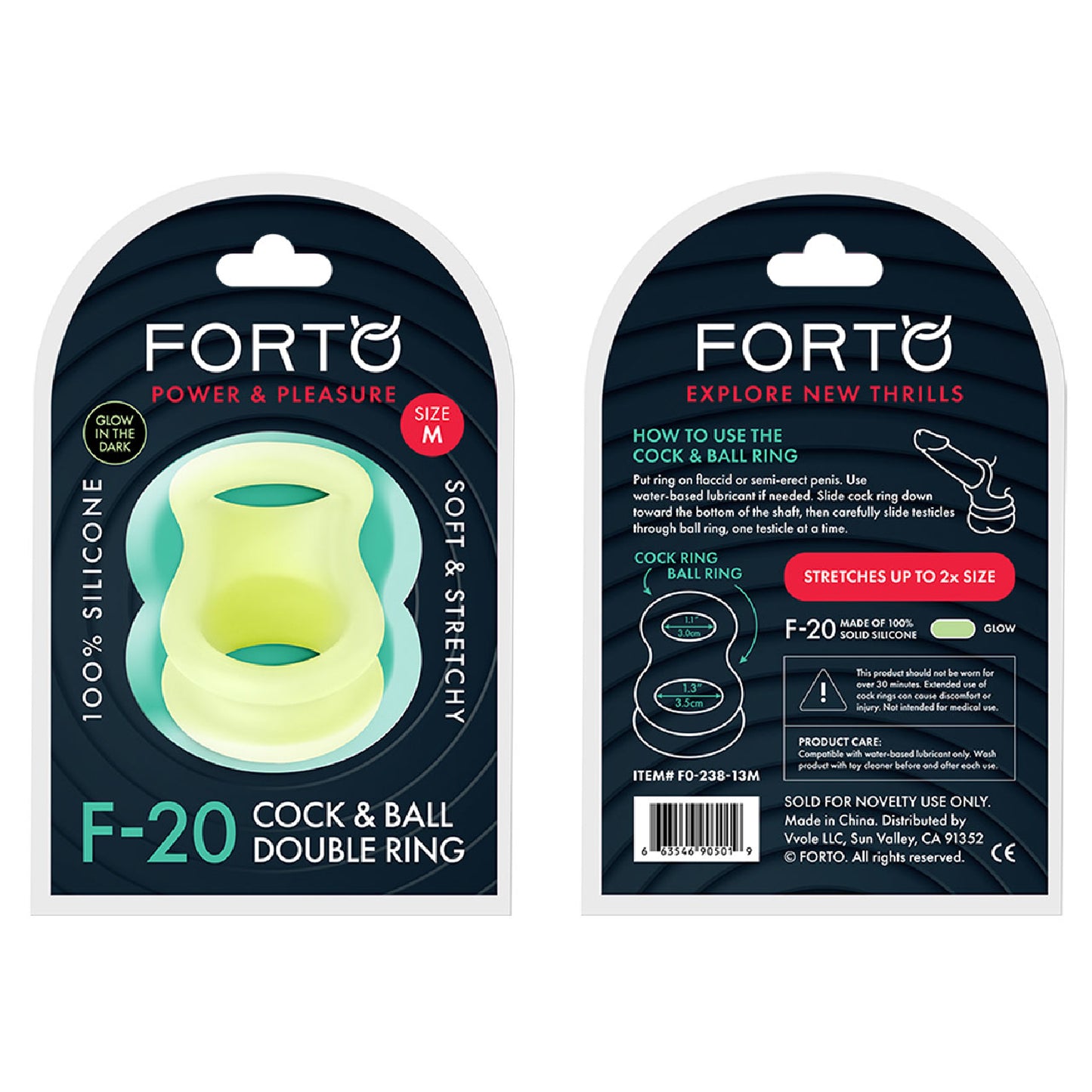 F-20: BALLS STRETCHER (LIQUID SILICONE) LARGE - BLUE