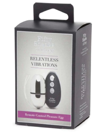 Fifty Shades of Grey Relentless Vibrations Remote Control Pleasure Egg...