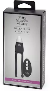 Fifty Shades of Grey Relentless Vibrations Remote Control Couples Vibe...