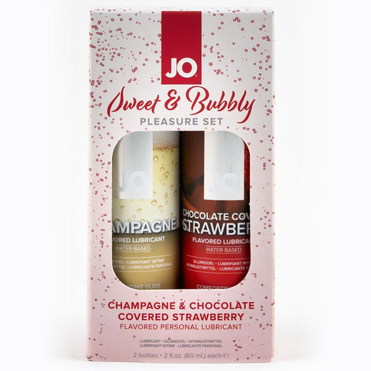 JO Champagne & Strawberry Chocolate Flavoured Lubricant Edible Oral Sex Lube