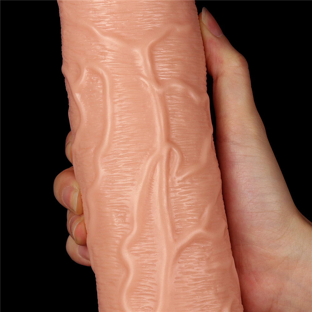 Lovetoy 11" Large Realistic Long Dildo Suction-Cup Dong