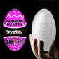 Lovetoy Giant Egg Male Masturbator Pocket Pussy 3D Stroker Reusable Sex Toy