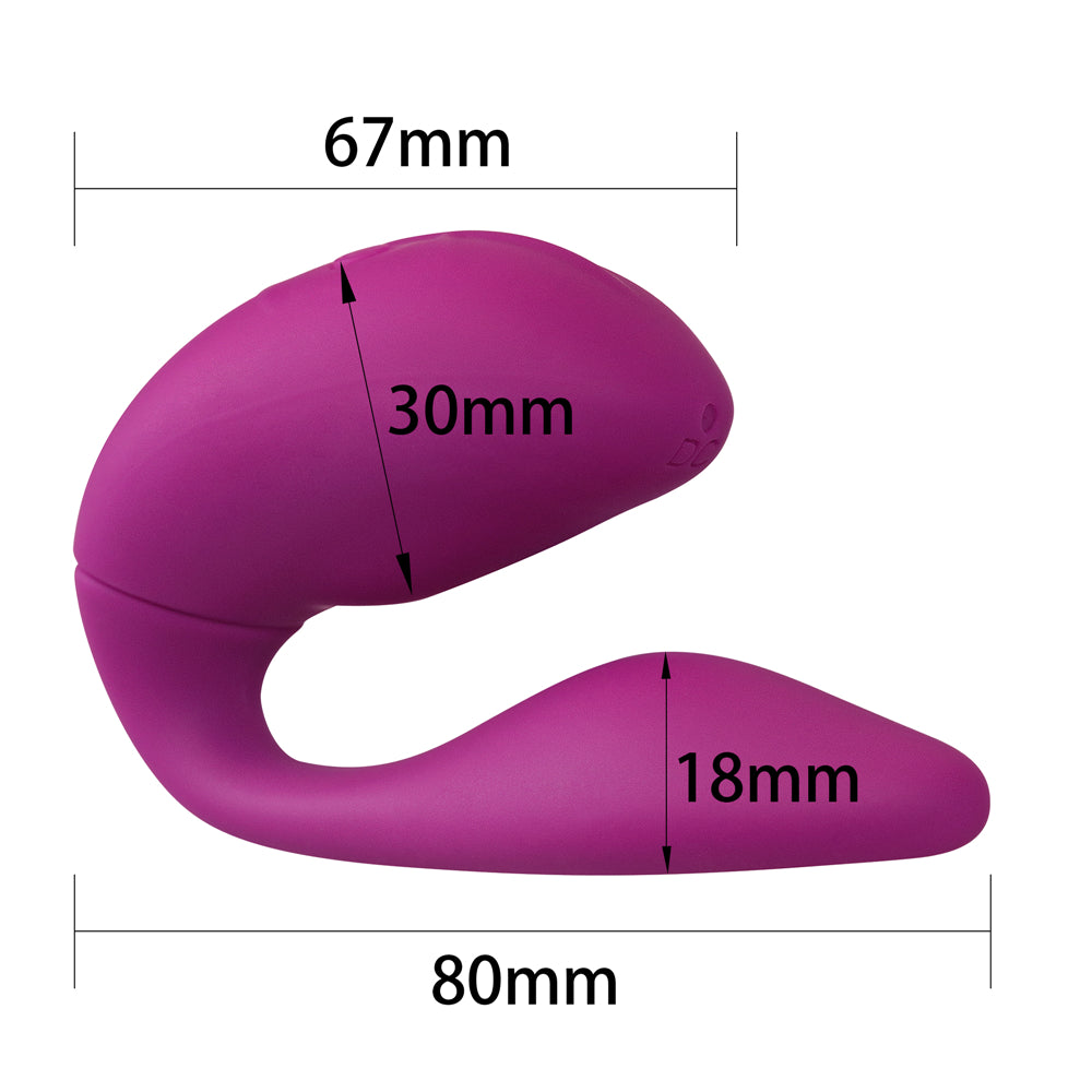 Lovetoy O Sensual Double Rush Remote Control Couples Vibrator