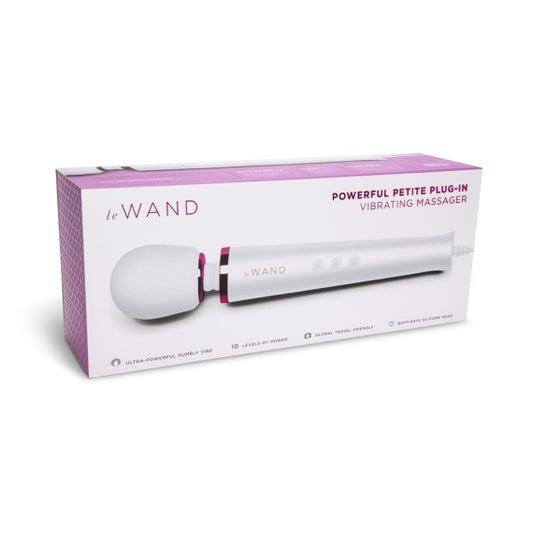 LE WAND POWERFUL PETITE PLUG-IN WHITE