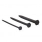 Silicone Screw Plug Set Urethral Sounding Black 89 g OU433BLK