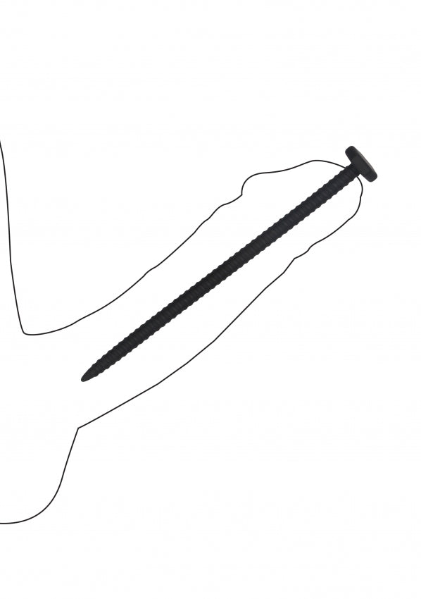 Silicone Screw Plug Set Urethral Sounding Black 89 g OU433BLK