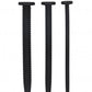 Silicone Screw Plug Set Urethral Sounding Black 89 g OU433BLK