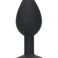 Silicone Butt Plug with Removable Jewel
