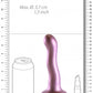 Ultra Soft Curvy G-Spot Dildo - 7'' / 17 cm - Rose Gold