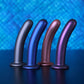 Smooth G-Spot Dildo - 5'' / 12 cm - Gun Metal