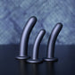 Smooth G-Spot Dildo - 6'' / 14,5 cm - Gun Metal