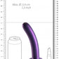 Smooth G-Spot Dildo - 7'' / 17 cm - Metallic Purple