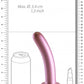 Smooth G-Spot Dildo - 7'' / 17 cm - Rose Gold