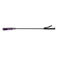 Rouge Purple Long Riding Crop Slim Leather Tip 24"