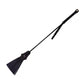 rouge Leather Tasselled Riding Crop Red