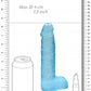 8" / 19 cm Realistic Dildo with Balls