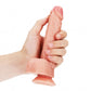Straight Realistic Dildo with Balls and Suction Cup - 7''/ 18 cm