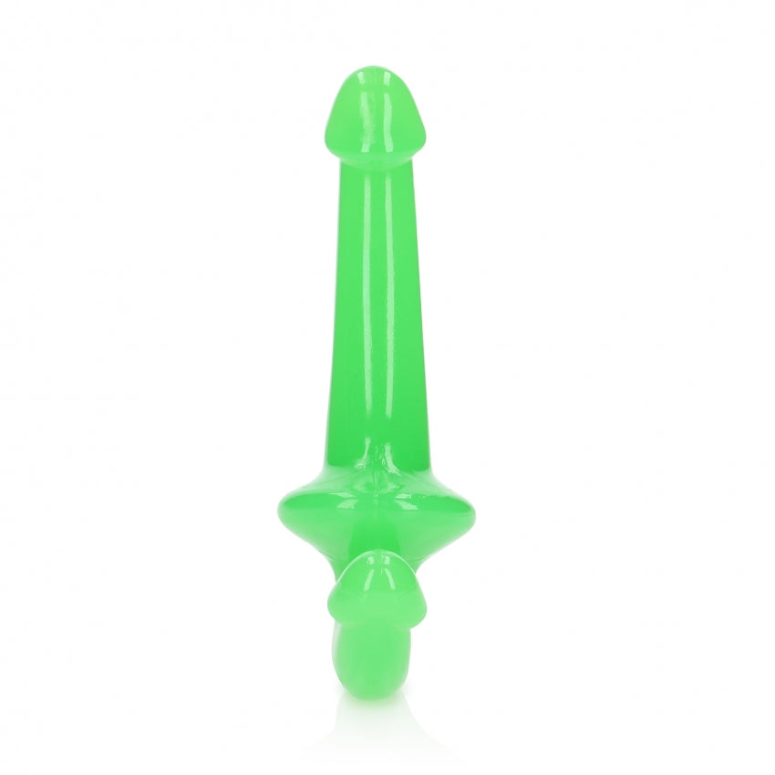 6" Inch Strapless Strap-On Glow in the Dark Neon - Green