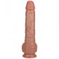 RealRock Ultra Realistic Skin - Extra Large Straight with Balls 13" / 33 cm - Tan