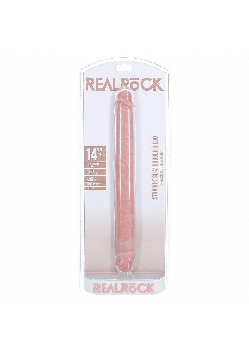 RealRock- Slim Double Ended Dong 14" Inches