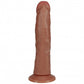 RealRock Ultra Realistic Skin - Vibrating Rechargeable - Regular Curved without Balls 8" / 20,3 cm - Tan