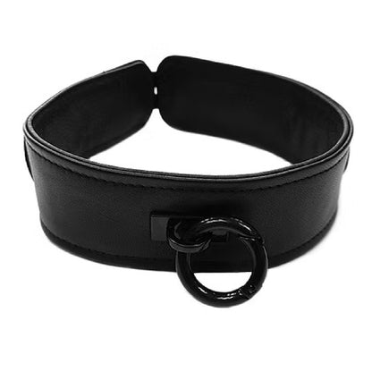 Rouge Leather Collar Black