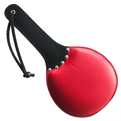 Rouge Leather PING PONG PADDLE blk/rd