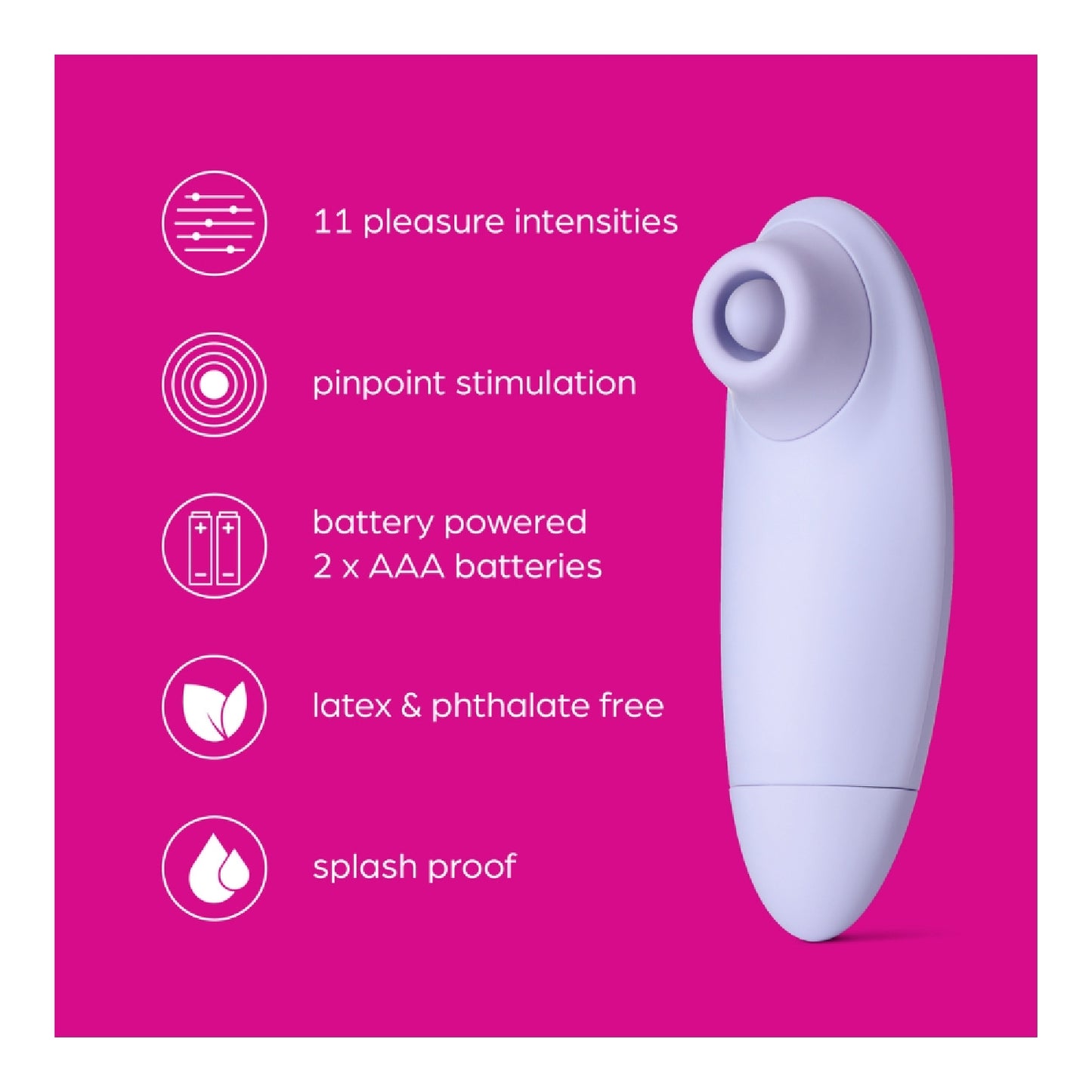 So Divine Pearl Clitoral Beaded Pleasure stimulator purple