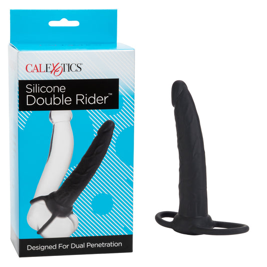 CalExotics Silicone Double Rider Penetration Dong Dildo Couples Sex Toy