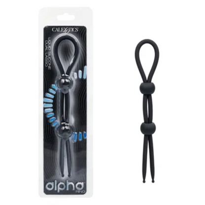 Alphaâ„¢ Liquid Silicone Dual Lasso - Black