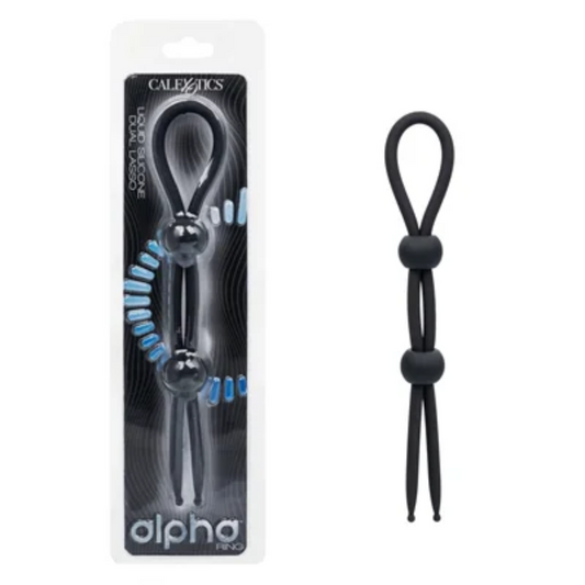 Alphaâ„¢ Liquid Silicone Dual Lasso - Black