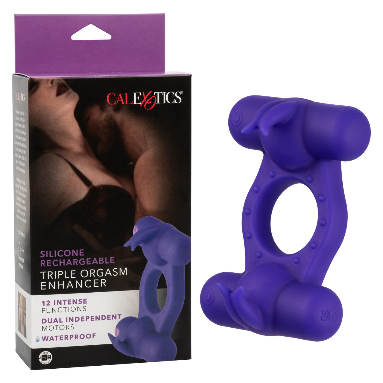Silicone Rechargeable Triple Orgasm Enhancer