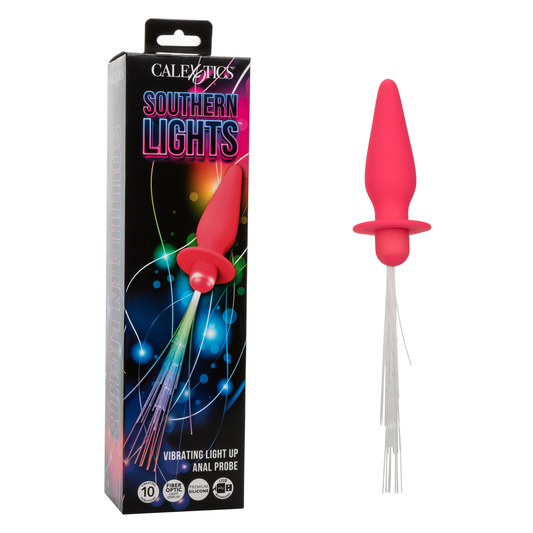 Southern Lightsâ„¢ Vibrating Light Up Anal Probe - Pink