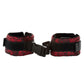 Scandal Control Cuffs Red & Black Adjustable wrists or ankles