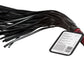 Scandal Flogger Black Bondage Whip BDSM
