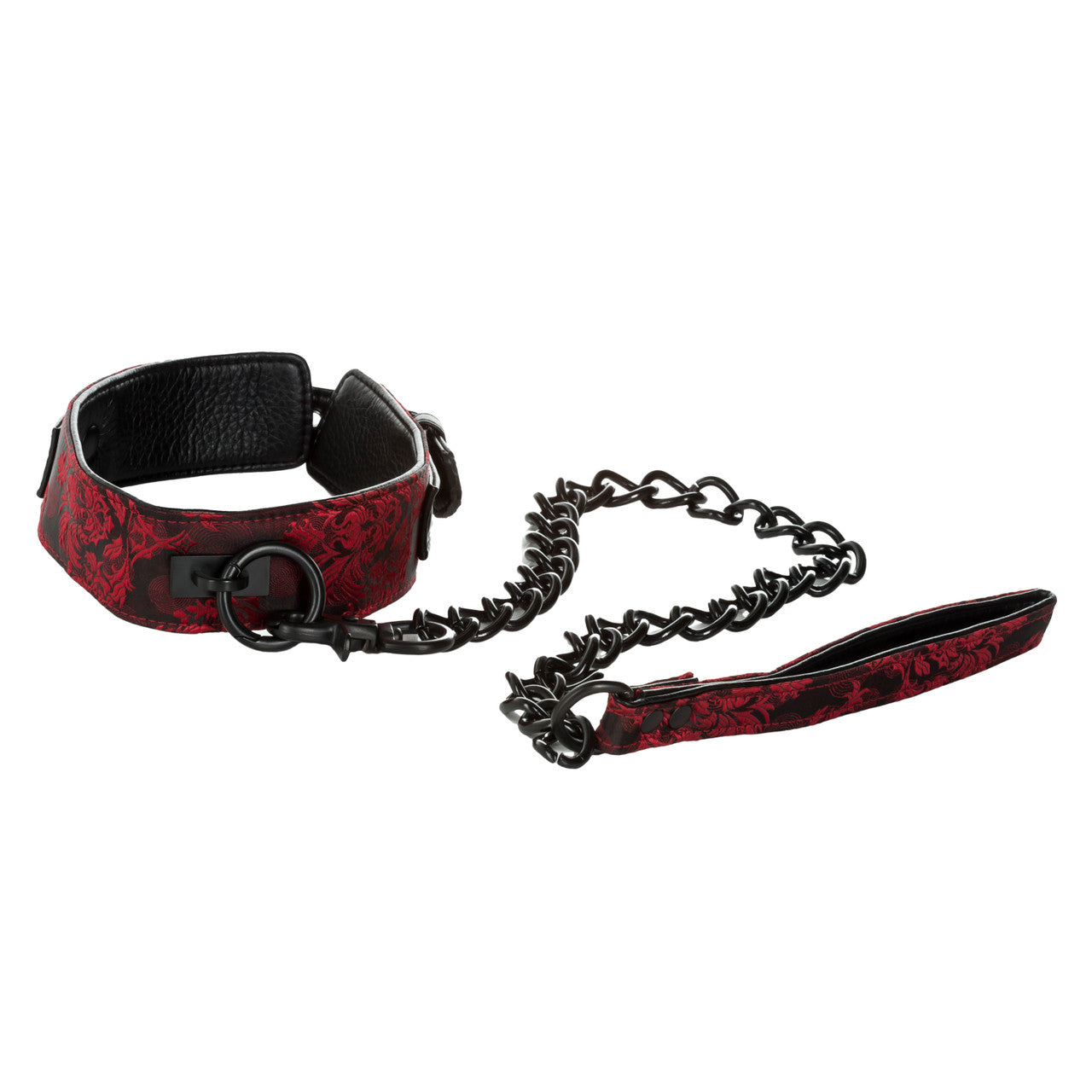 Calexotics Scandal Collar with Leash Red