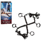 Scandal Over the Bed Cross Red Bondage Restraints BDSM Kit